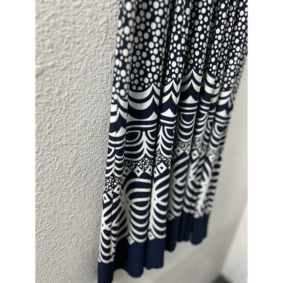 Donny and‎ Nicole Womens Blue Dress Size M Polka Dots - Picture 3 of 8